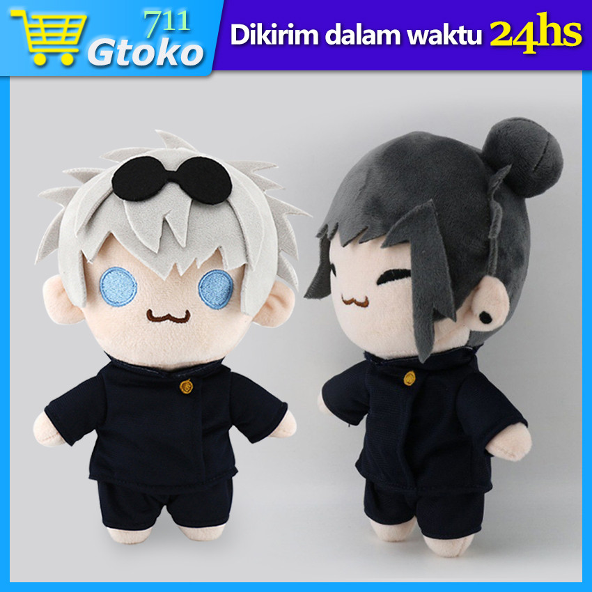 Boneka Anime Jujutsu Kaisen Karakter Plush Doll Cute Toys Gojo Satoru / Geto Suguru