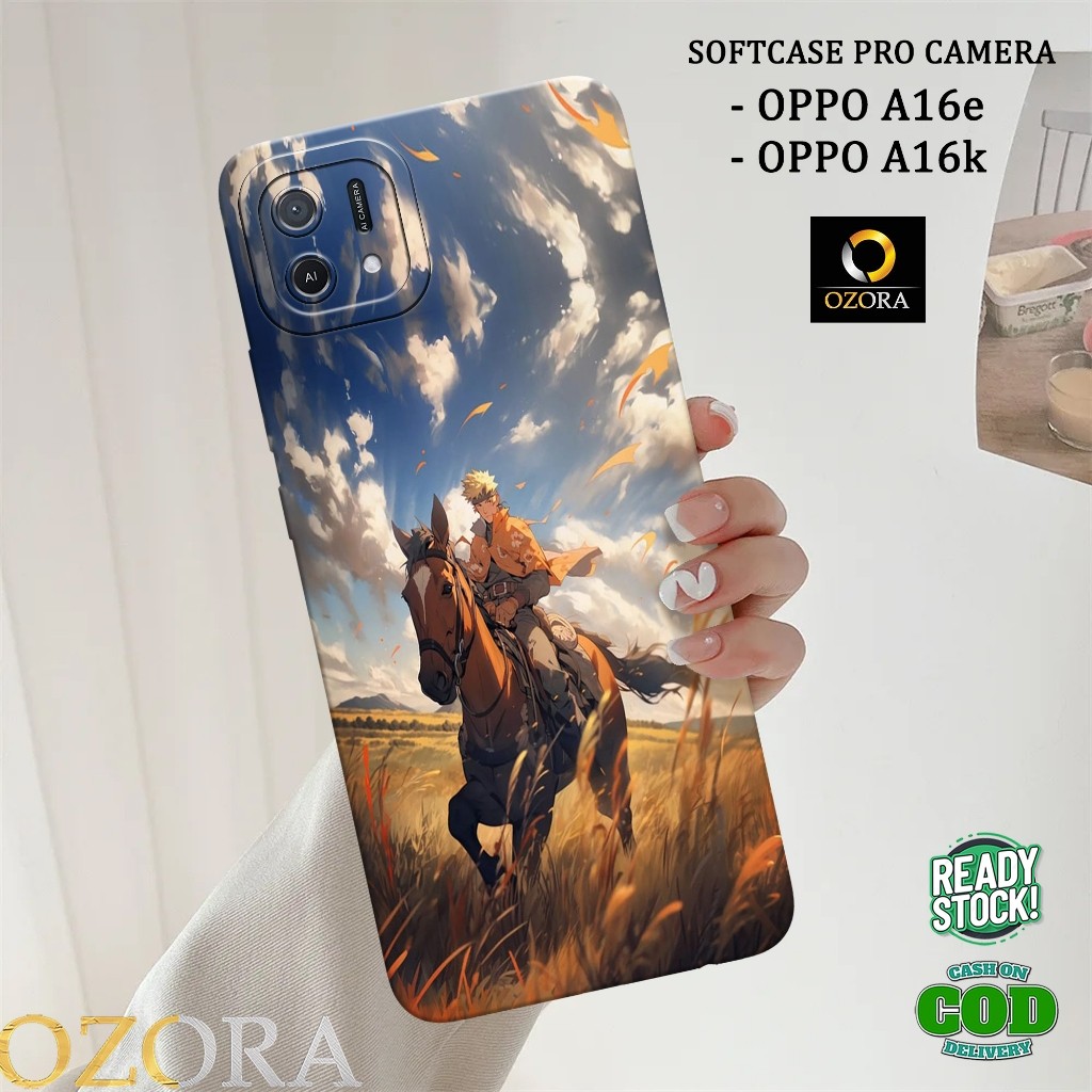 OZORA - Softcase Hp Oppo A16e / A16k Terbaru - Fashion Case ANIME - Case Hp Oppo A16e / A16k - Casin
