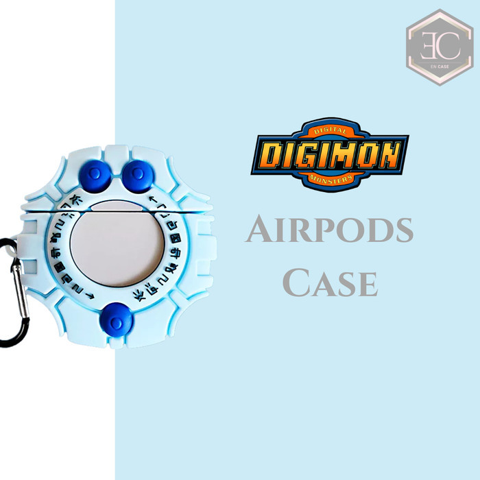 NEW TREND ~[Case Airpods] Casing Digimon Softcase Silicone Airpods 1 2 3 Pro Digivice Case - Digivic