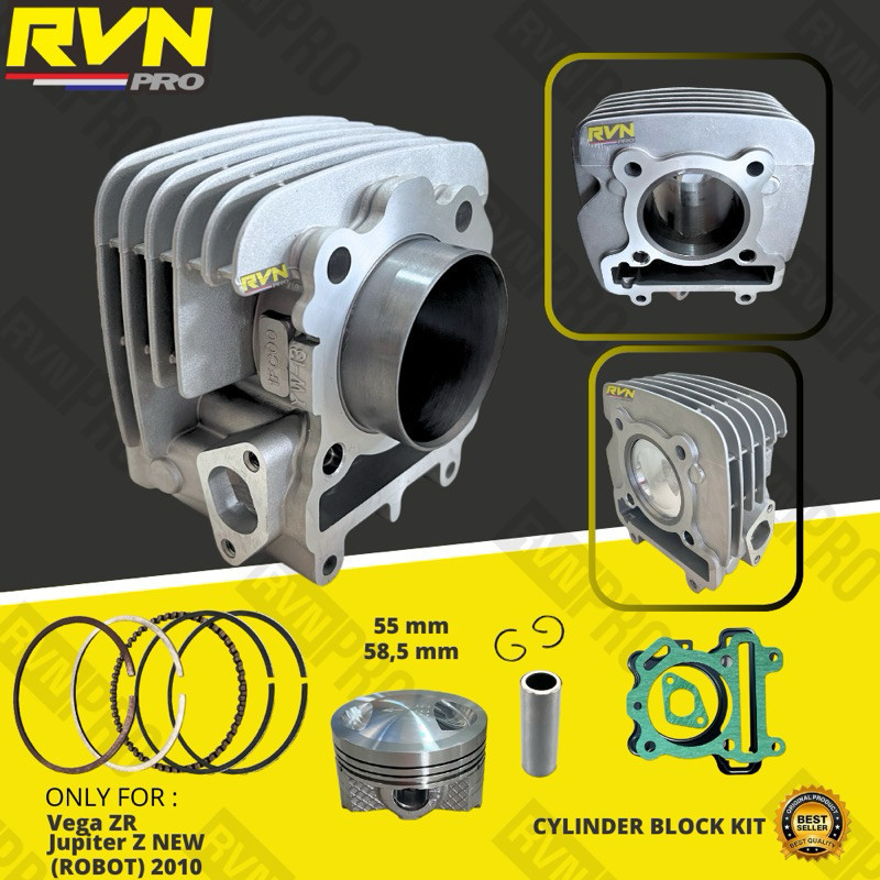 BLOK SEHER BORING BORE UP VEGA ZR VEGAZR JUPITER Z NEW ROBOT 2010 58,5MM 58 MM 55MM 55 MM RVN THAILA