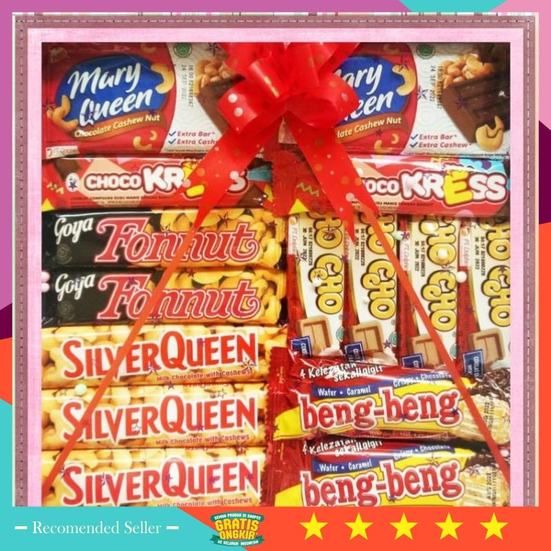 

Promo Murah Souvenir Kado Pernikahan Lebaran Idul Fitri Natal Imlek / HAMPERS COKLAT GIFTBOX SET PAKET SPECIAL / KADO ULTAH/ VALENTINE/ WISUDA