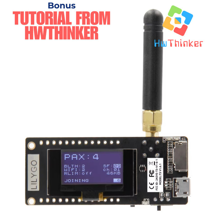 MH27 LILYGO TTGO LoRa32 LoRa V2.1 915MHz 923MHz ESP32 OLED 0.96 WIFI BLE - 923MHz