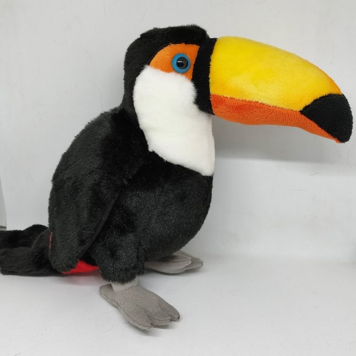 [Collection Kids] Boneka Burung Macaw Merah/Tukan Toco/Kalong (M) - Tukan Toco