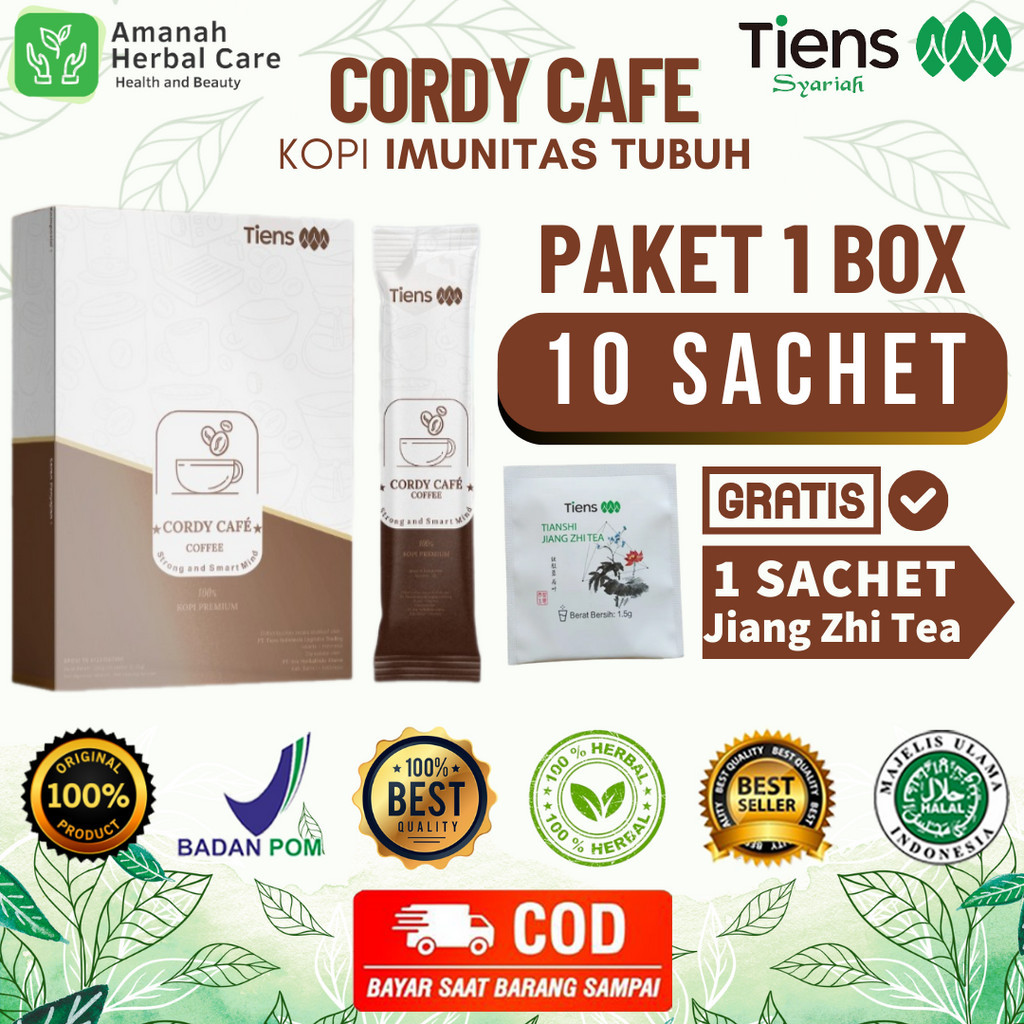 

Cordy Cafe Coffe Stamina Pria Kuat Alami - Kopi Stamina Pria dan Wanita - Cordyseps Kopi - Tiens Coffe - Jamu Stamina - Kopi Penambah Stamina - Tiens Coffe Original Termurah