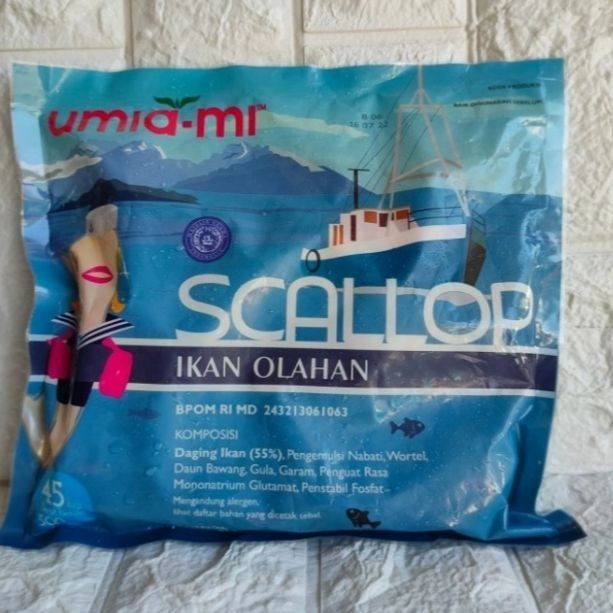 

UMIAMI SCALLOP IKAN 500 Gr (Isi 45bj)