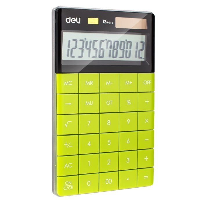 

Deli E1589 Calculator/Kalkulator-Modern Calculator 12-digit - Putih