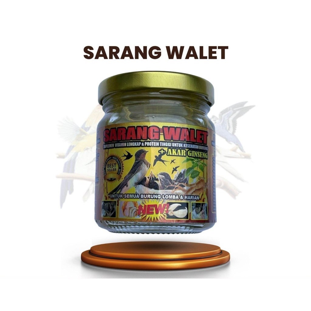 Sarang Walet 150 CC Penggacor Seketika Vitamin Sarang Walet Asli Penggacor Burung Suplemen Gacor Sek
