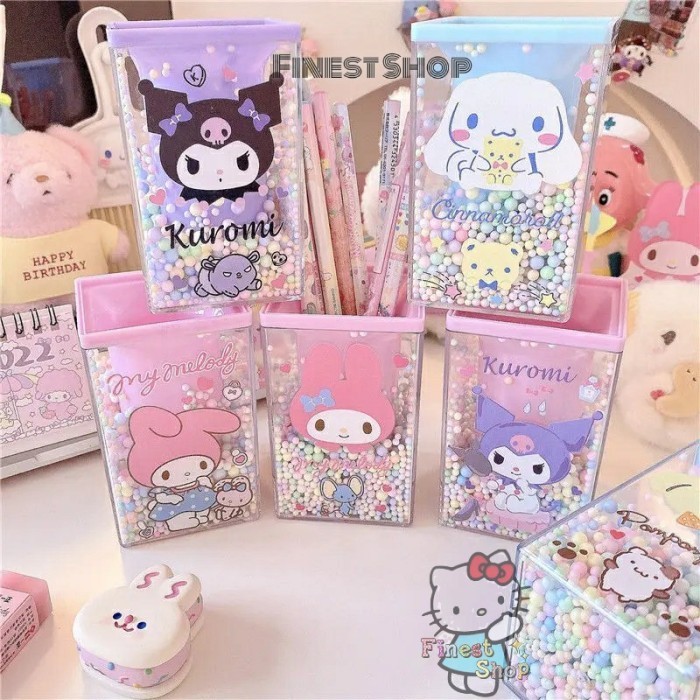

PROMO!! -Tempat Pensil Sanrio Stationery Stand Holder Wadah Alat Tulis Cinnamo - 1pc RANDOM aja