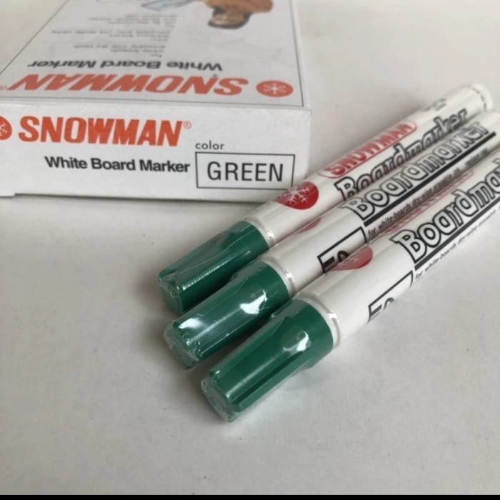 

PROMO!! -SPIDOL SNOWMAN WHITE BOARD PER LUSIN - Hitam