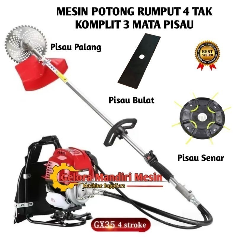 Mesin Potong Rumput 4 Tak MOLLAR Model Honda GX'-35