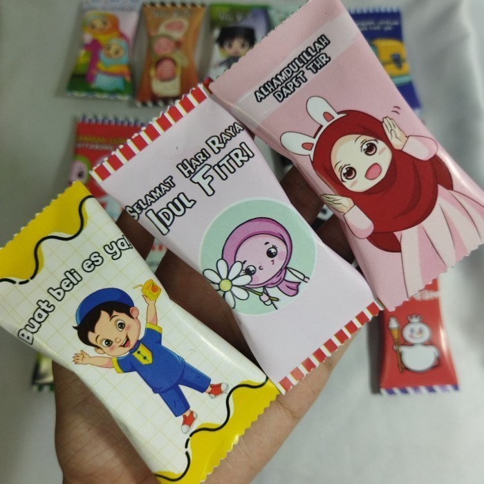 

(PU) AMPLOP LEBARAN PERMEN harga ISI 100pcs ANGPAO UANG THR IDUL FITRI - isi 1000 pcs