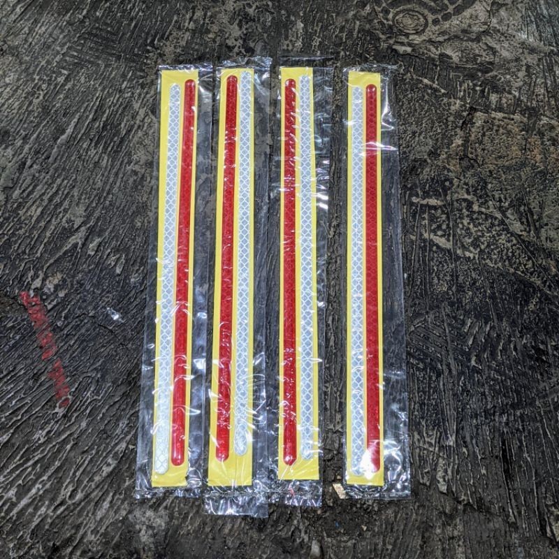 stiker timbul resin reflektif plat nomor isi 2 - stiker plat nomor motor mobil/stiker reflektif moto