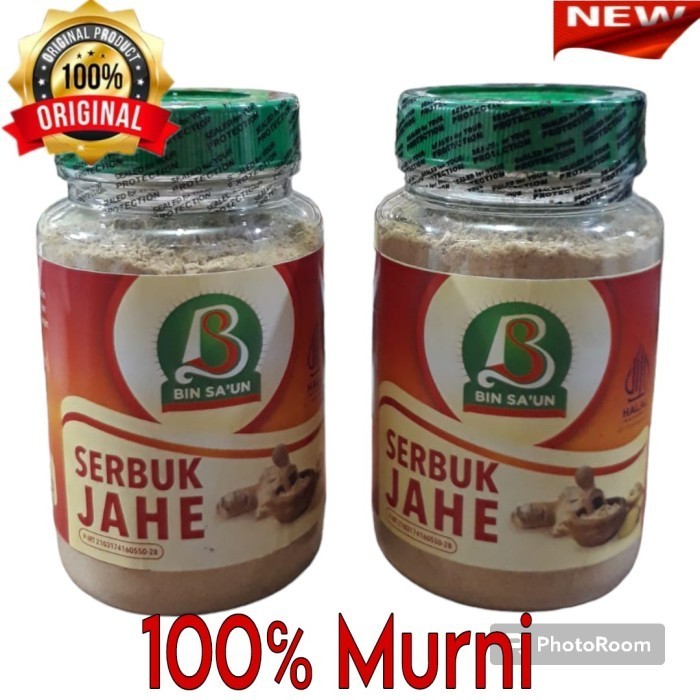 

Jahe Bubuk Murni 100% Tanpa Gula Serbuk jahe Asli Tanpa Campuran 120gr