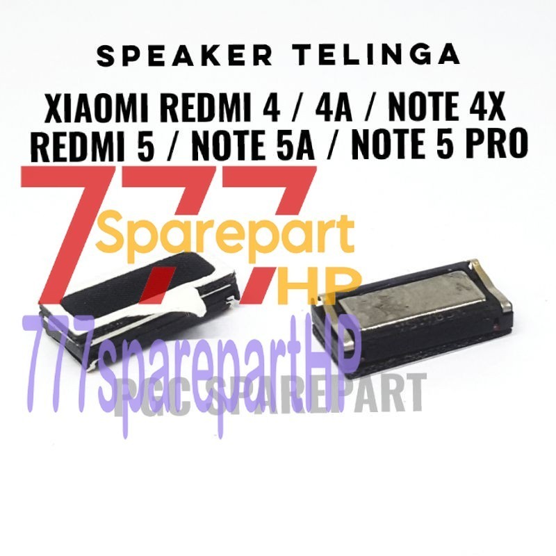 Speaker Telinga Atas Xiaomi Redmi 4 Redmi 4a Redmi Note 4x Redmi 5 Redmi Note 5a Redmi Note 5 Pro - 