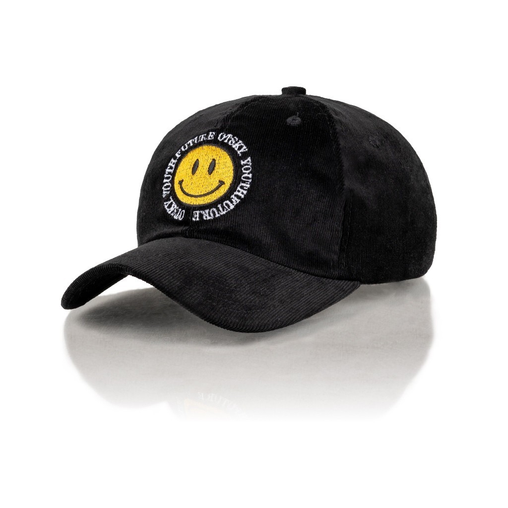 Otsky Topi Pria Corduroy Logo Smile Premium