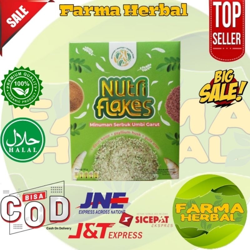 

Nutriflakes Flakes Sereal Umbi Garut Atasi Maag Dan Asam Lambung