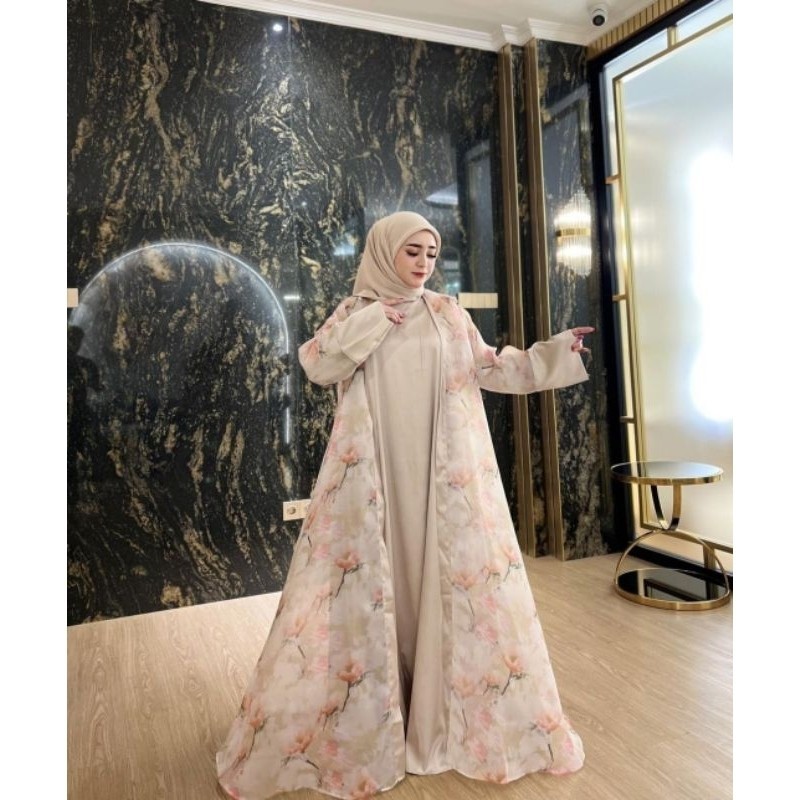 Shellasaukia GAMIS ABAYA ORGANZA BY SHELLASAUKIA