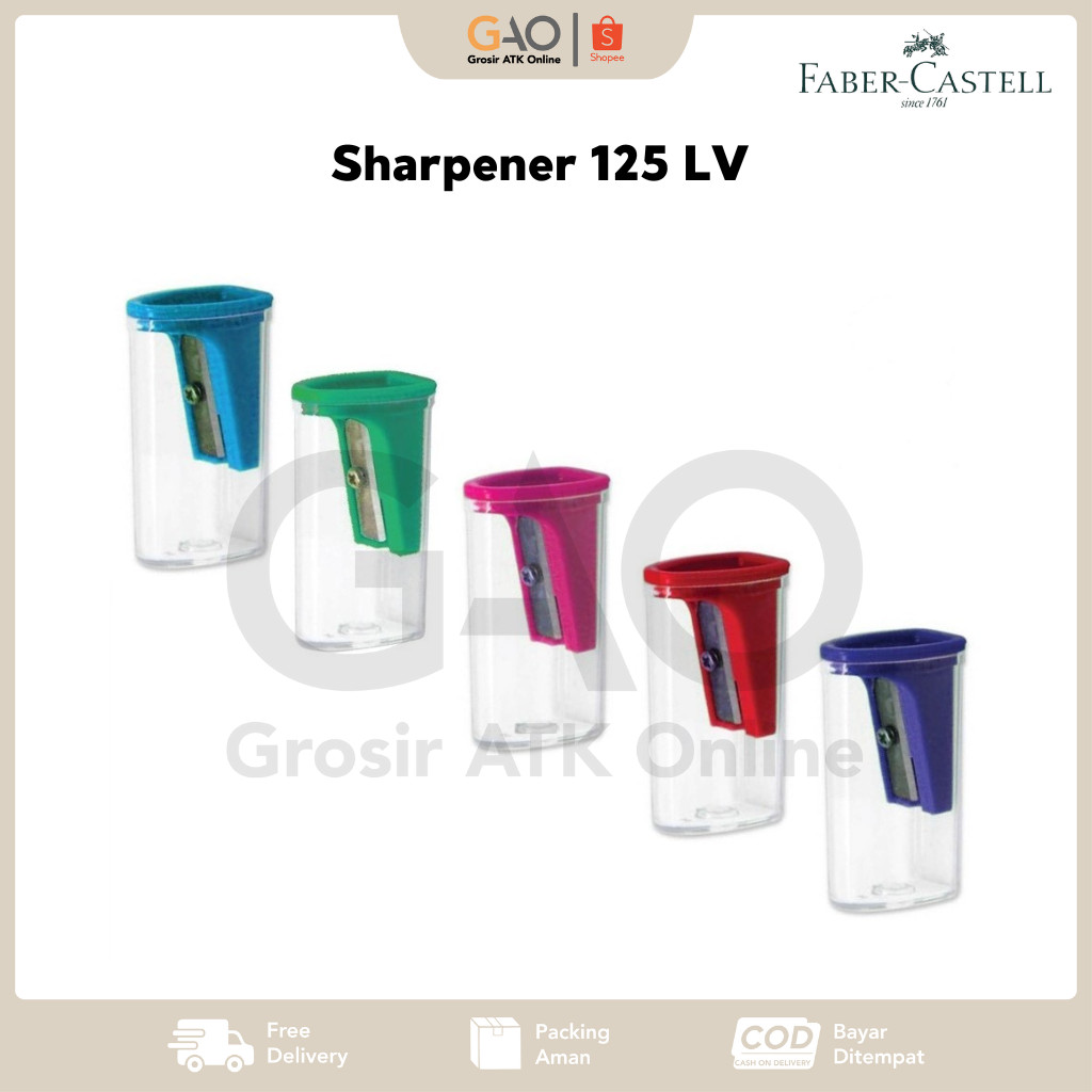 

Sharpener 125 LV Faber-Castell Rautan Faber-Castell 125 LV