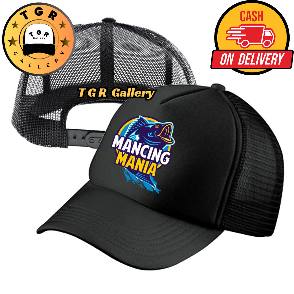TGR Gallery Topi Trucker MANCING MANIA - Topi Distro MANCING MANIA Logo - Topi MANCING MANIA Premium