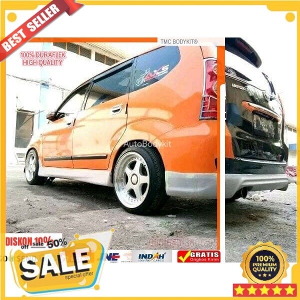 Aksesoris Bemper Mobil Bodykit Toyota Avanza type S. kanan - kiri & belakang saja