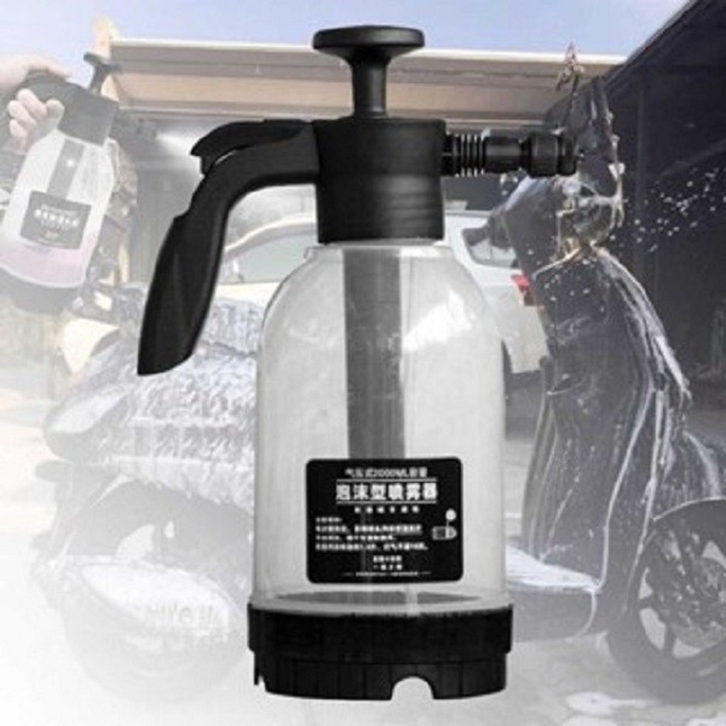 Alat Cuci Motor Mobil Salju 2 Liter / Botol Sprayer Busa Salju Cuci Motor Mobil / Alat Cuci salju Manual Sprayer Cucian Motor Mobil