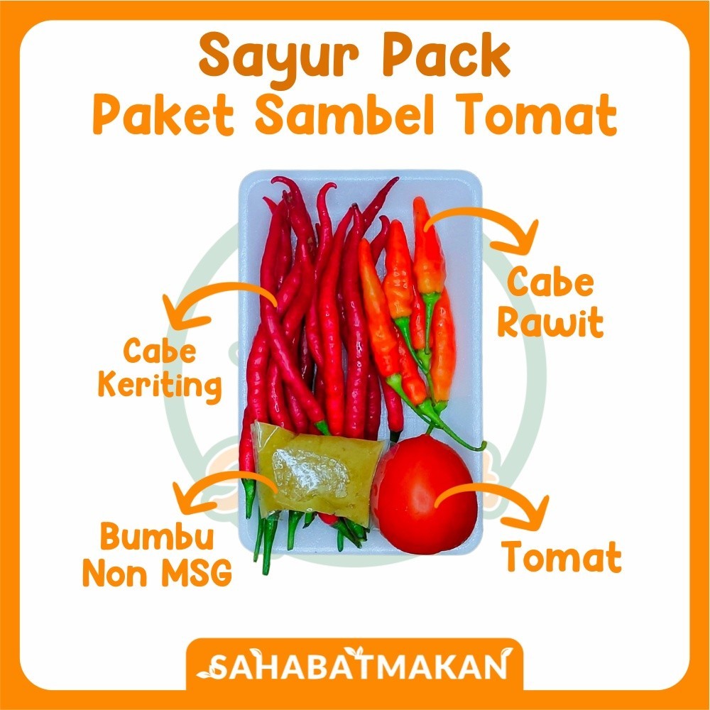 

Paket Sambal Tomat / Sambel Tomat - Sayur Pack / Sayur Prep / Sayur Instant — Daily Fresh Official Store