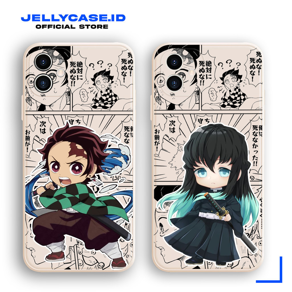 Soft Case Infinix Note 30 Hot30 Smart 7 Smart5 Hot10Play Hot 9 Play Note12 JE206 Demon Slayer Softcase HP Aesthetic Casing Jelly Anime Kartun CameraPro
