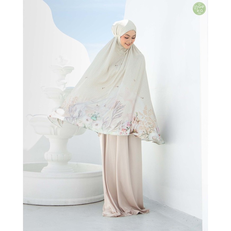 Mukena Hawwa Naeka 2in1  Silk Travel - Pink Blush