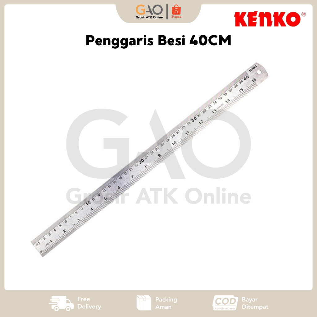 

Penggaris Besi Kenko 40CM