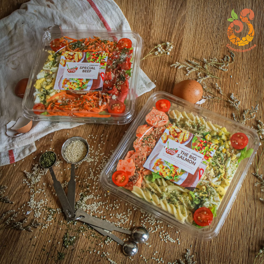

Salad Sayur Fresh Diet Salad Bowl Saladpapa by Smoothiemama PAKET COMBO DOUBLE Enak dan Murah ! Segar