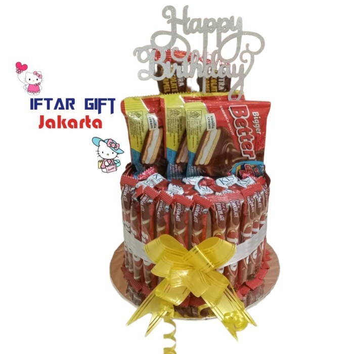Kue Ultah Snack / Kue Ulang tahun / Snack Ulang tahun / Tower Snack - Tower Snack 01