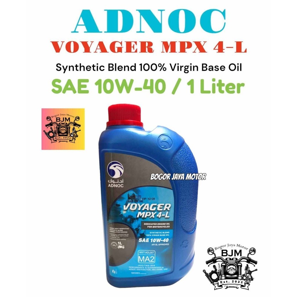 OLI ADNOC VOYAGER MPX 4-L 1 LITER OLI MOTOR MURAH 1LITER OLI MOTOR