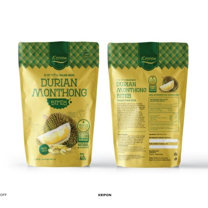 

Promo Freeze Dried 100% Daging Durian Montong TerMURAH dan TerMAnTUL