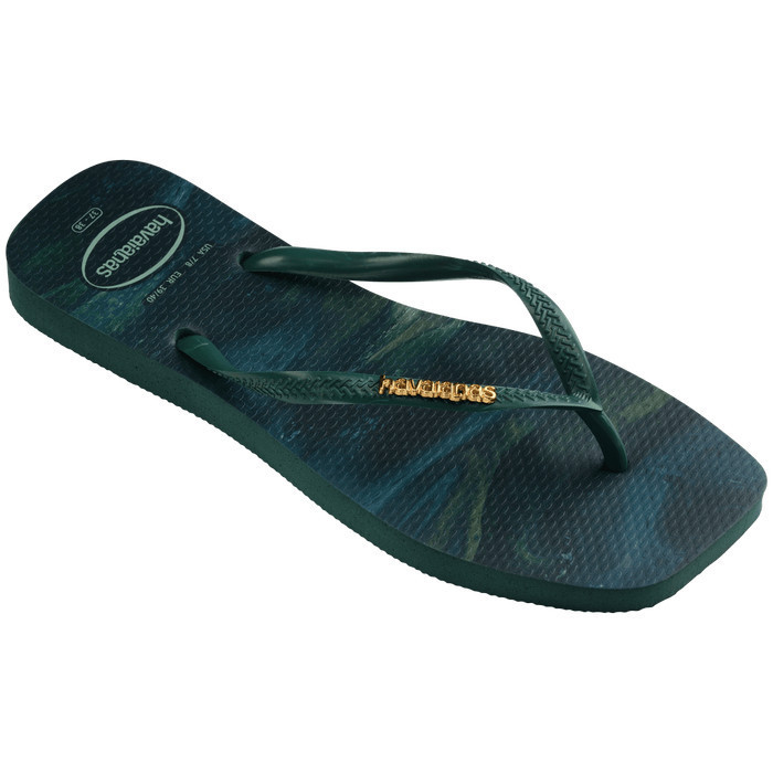 PROMO Havaianas 5266 Slim Square Trendy - Pantanal Green - Sandal Wanita - 39/40