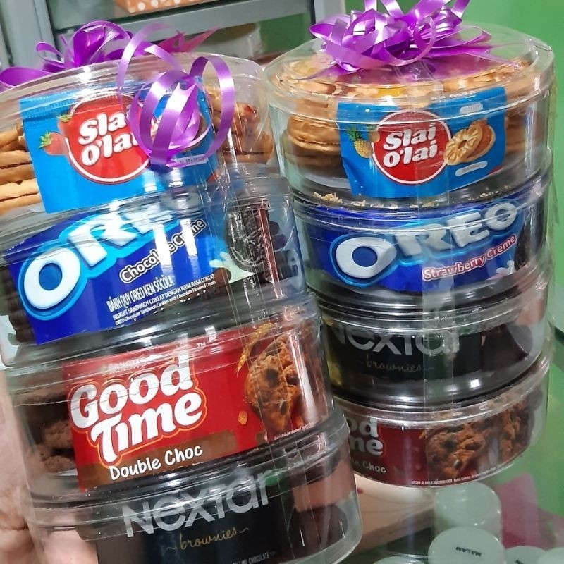 

DISKON PAKET SNACK BRAND isi 4 toples // PAKET KUE LEBARAN