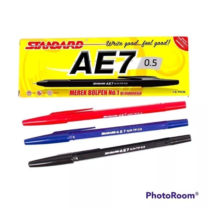 

[RP] (1 pcs) Pulpen Standard AE7 0.5mm / Pena Bolpen