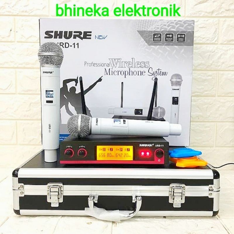 mic wireless shure URD11 / urd 11, shure ulx9  ulx 9mic handheld pegang