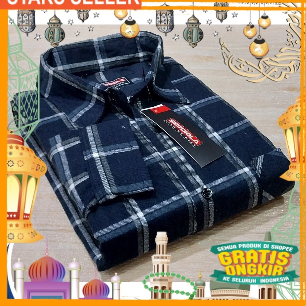 kemeja pria ukuran jumbo Size 2XL 3XL 4XL /baju big size pria/baju flanel pria lengan panjang/kemeja