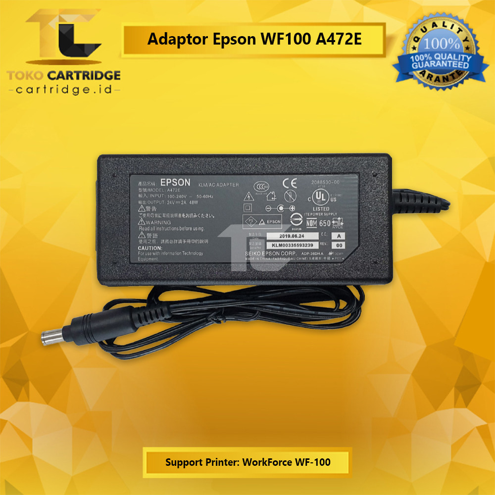 Adaptor Power Supply EPSON WF100 WF-100 Epson WorkForce WF-100
