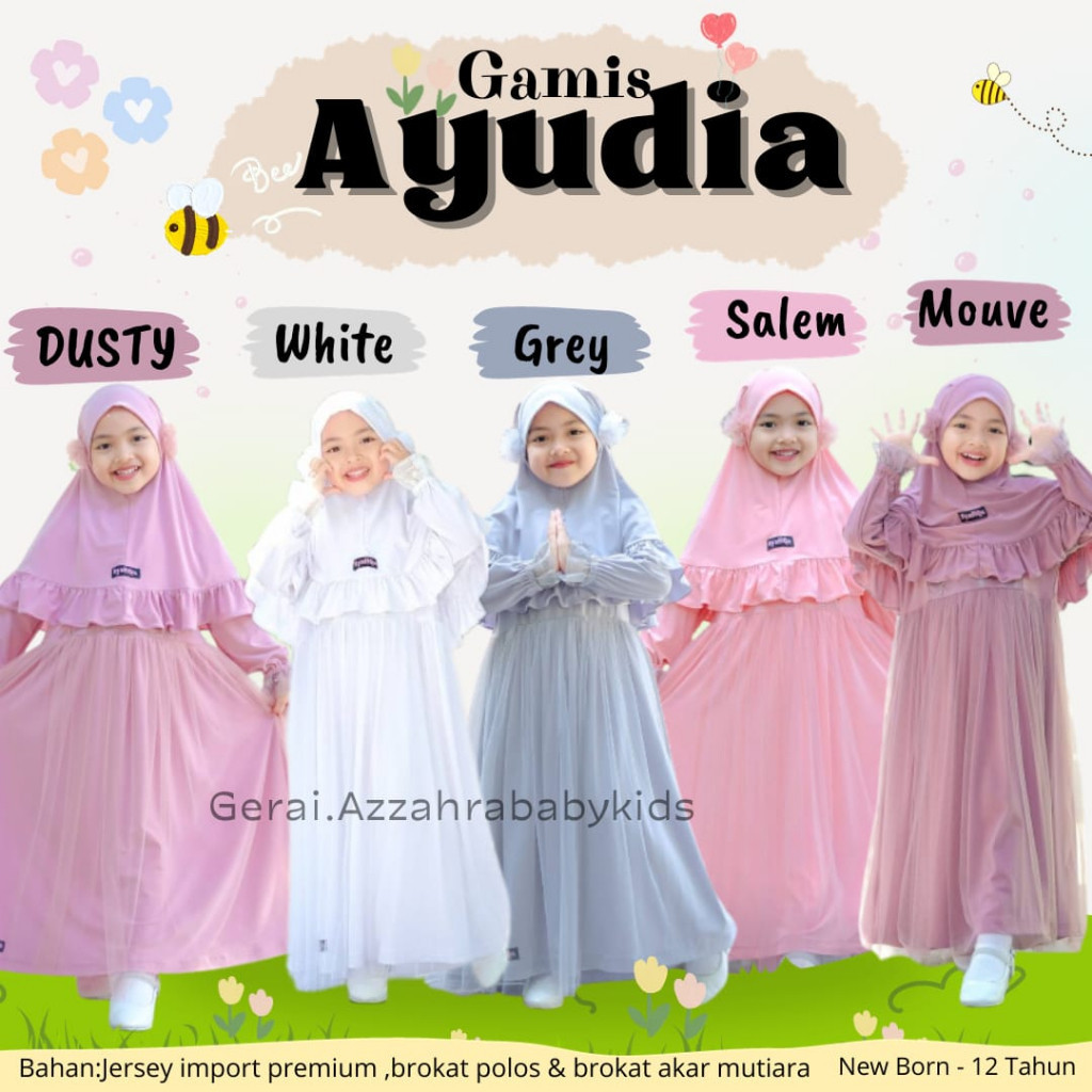 Gamis Ayudia Original by Syafiqa Hijab