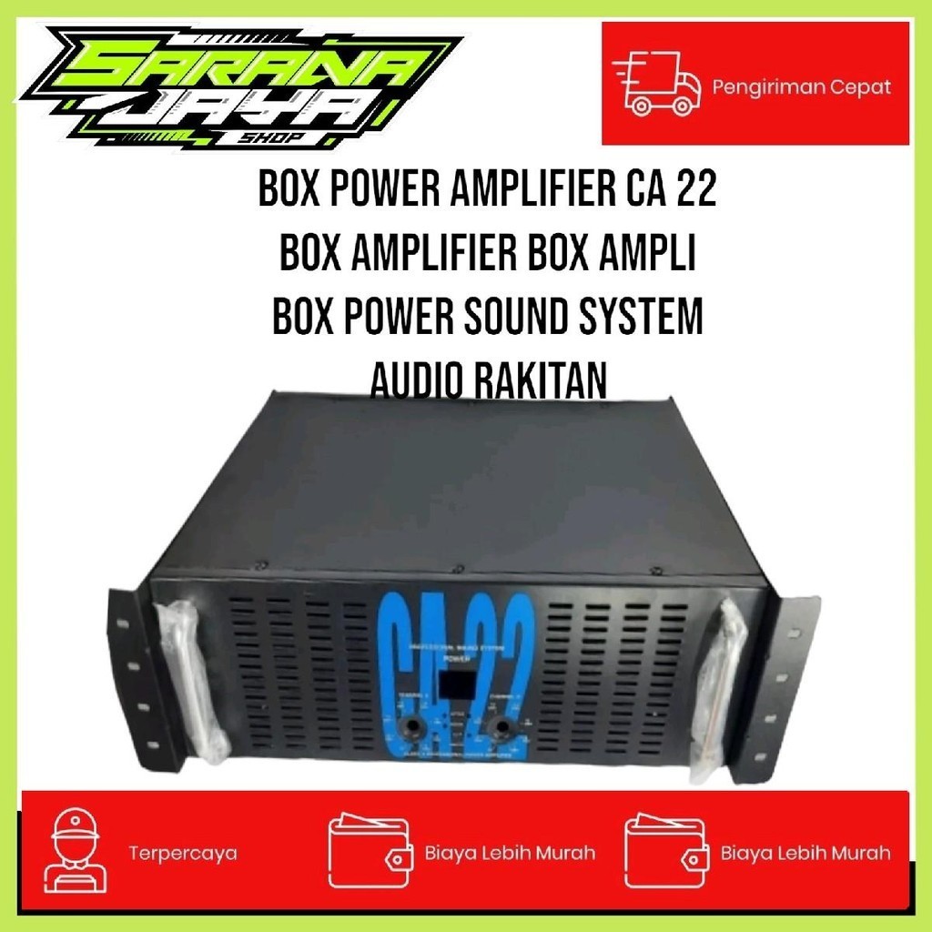Box Power Amplifier CA 22 Box amplifier box ampli  box power sound system audio rakitan