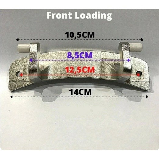 ENGSEL PINTU MESIN CUCI FRONT LOAD MIDEA LG