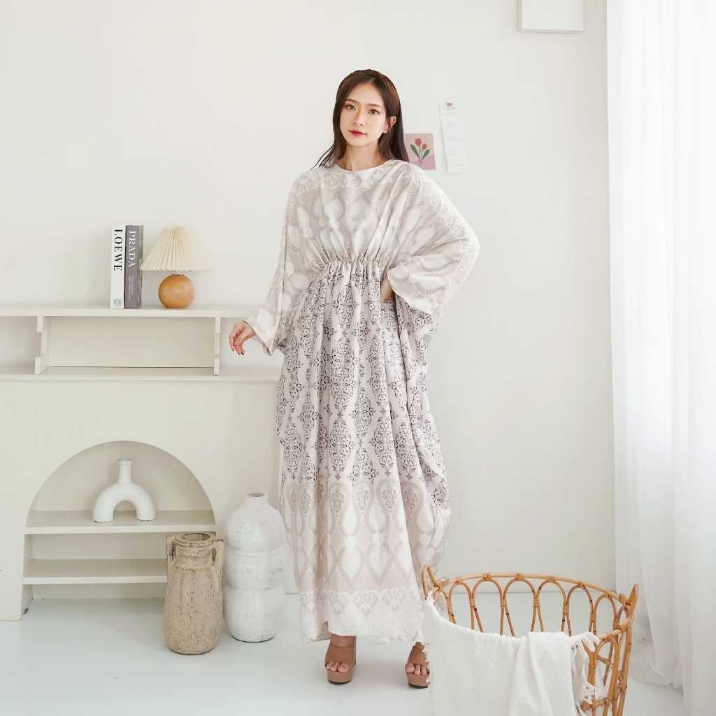 Fitriani kaftan / kaftan motif / kaftan hari raya / kaftan model terbaru
