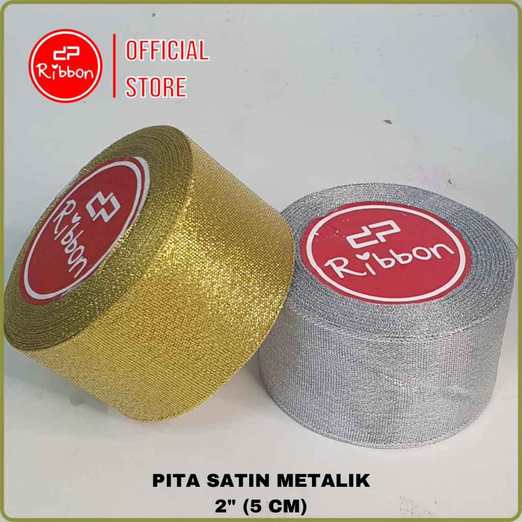 

Pita Emas/Perak 2" 5cm (Gold/Silver Ribbon 2 inch) Per ROLL
