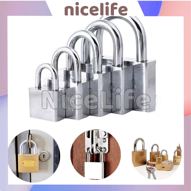 Gembok Kuningan Stanless Anti Karat / Anti Karat Gembok Anti Cut /  Gembok Pagar / Gembok Kuning Unt