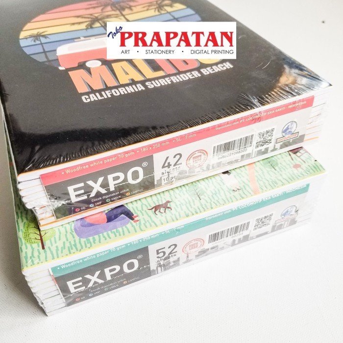 

Buku Tulis Sekolah Locomotif EXPO 1 PAK isi 10pcs - 42 Lembar -YY41