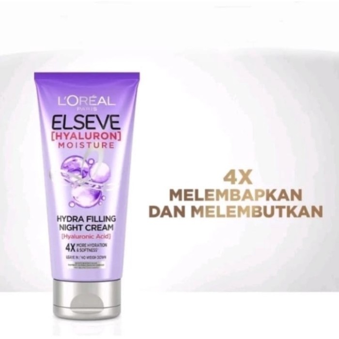 L'oreal Paris Hyaluron Hair Shampo & Conditioner & Night Cream - Night Cream