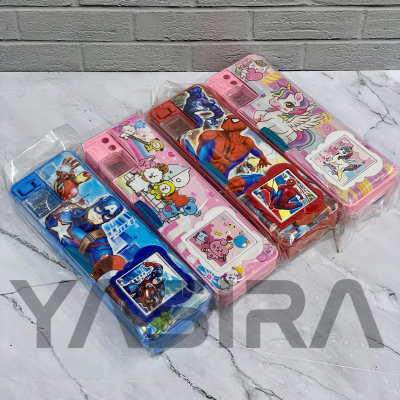 

SATUAN 1 PCS Tempat Pensil Magnet Kalkulator Karakter Lucu