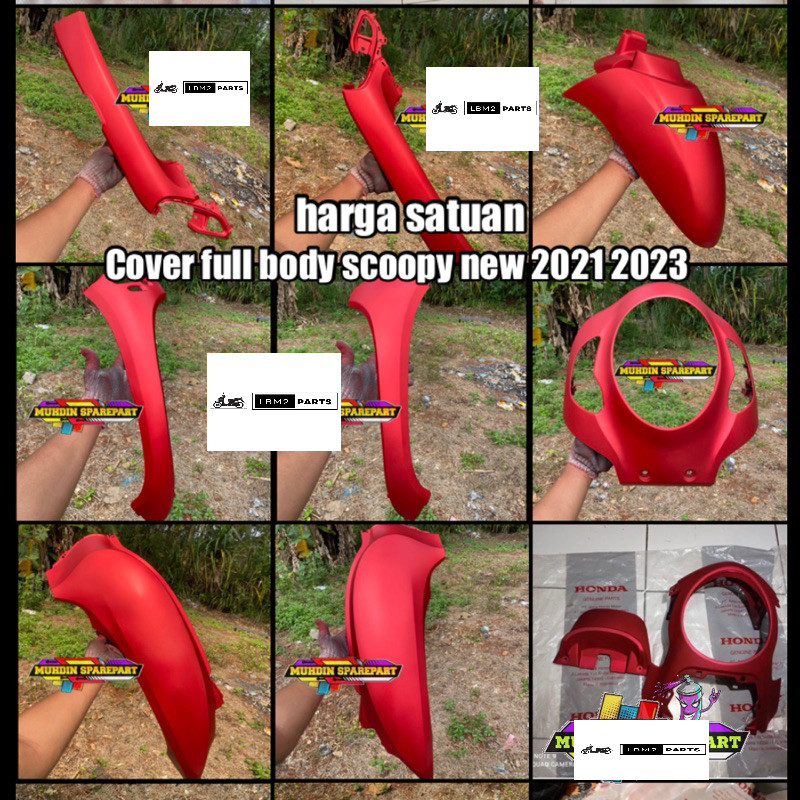 Harga Satuan full body halus scoopy new merah dof K2F tahun 2021 2022 sampai 2023 ori