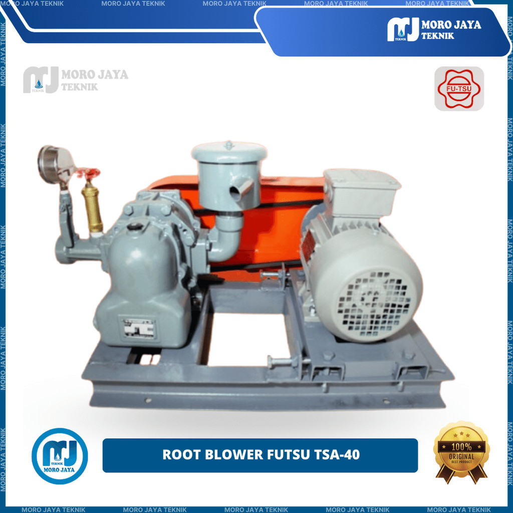 Root Blower Futsu TSA-40 1Hp Aerasi Ipal Tambak Goldentech-Longtech